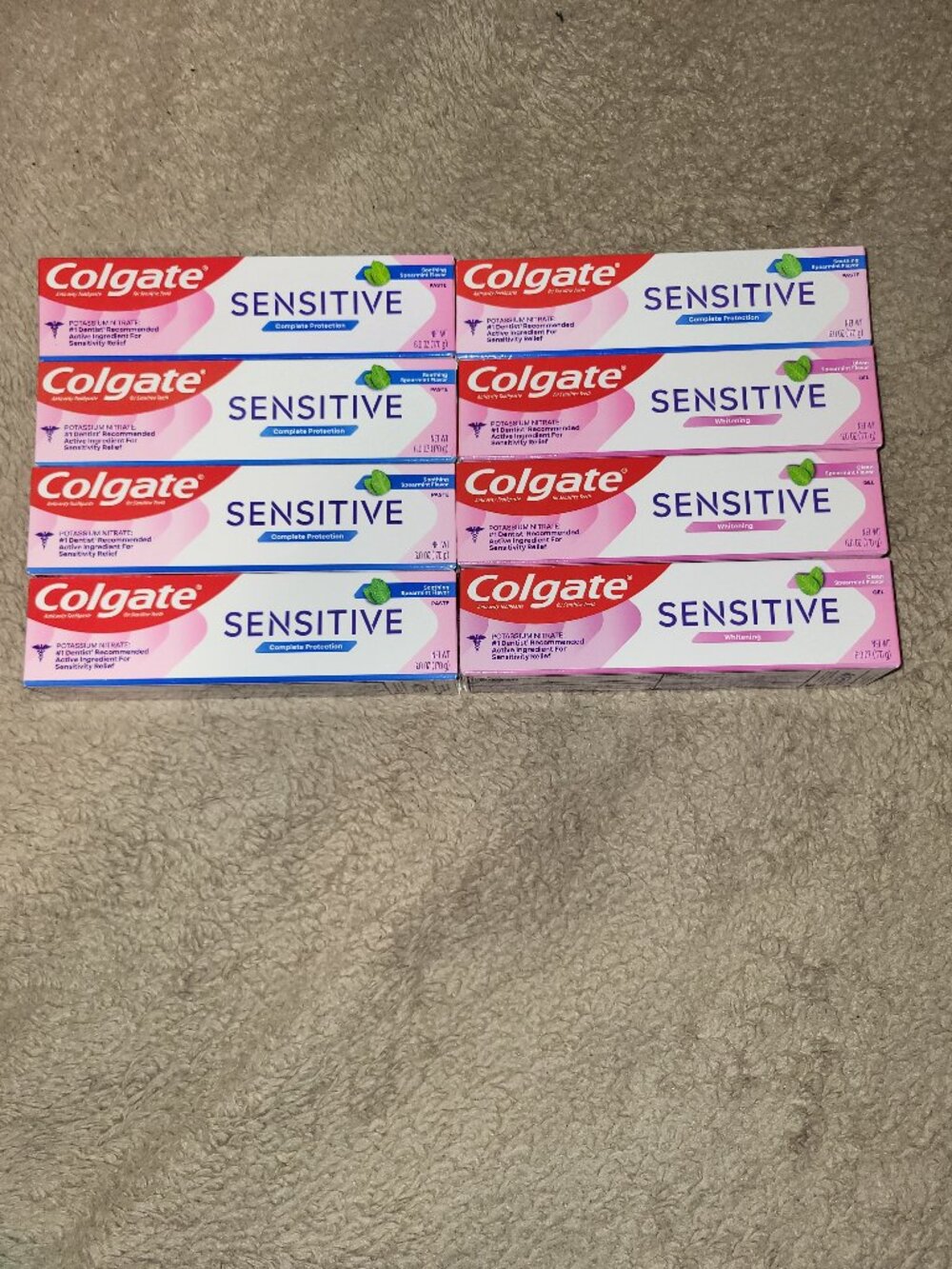 Colgate Sensitive Toothpaste 8 Total New Unopened